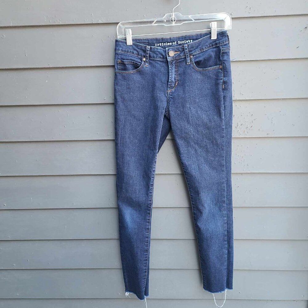 Articles of Society Jeans with Frayed Hems size 26